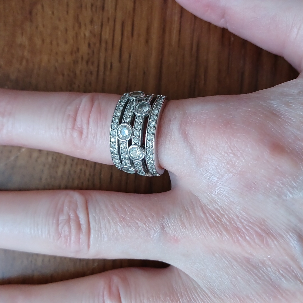 Silver and CZ Ring
